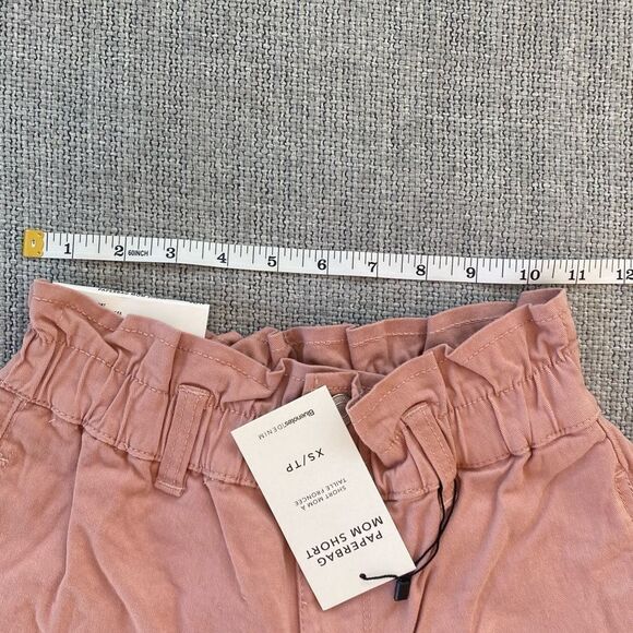 Bluenotes Paperbag Mom Short Womens Size XS Pink - Picture 9 of 9
